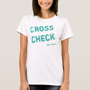 KROSSCHECK Vluchtaanvallend T-shirt - Blauwgroen