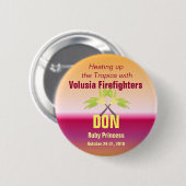 Krossed Palms Cruise Name Badge Ronde Button 5,7 Cm (Voorkant /achterkant)