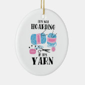 Krotseet Knitting Gifts Keramisch Ornament (Rechts)