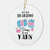 Krotseet Knitting Gifts Keramisch Ornament (Links)