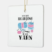 Krotseet Knitting Gifts Keramisch Ornament (Links)