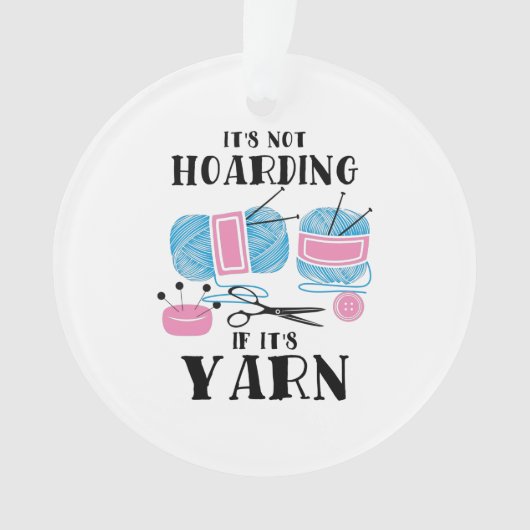 Krotseet Knitting Gifts Ornament (voorkant)