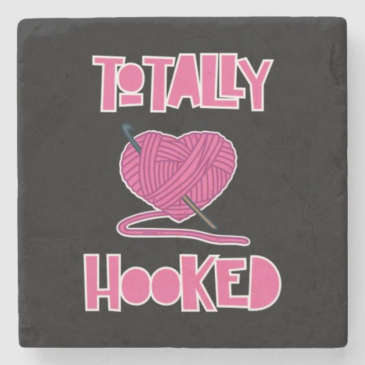 Krotseet Knitting Gifts Stenen Onderzetter (Voorkant)