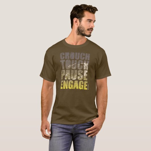 KROUCH TOUCH PAUSE ENGAGE RUGBY T-SHIRT (Voorkant volledig)