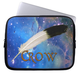 KROW Nat- en ruimteveer-laptophoes Laptop Sleeve