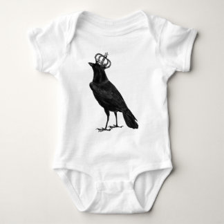 KROW Raven Crown Black Bird Birds Romper