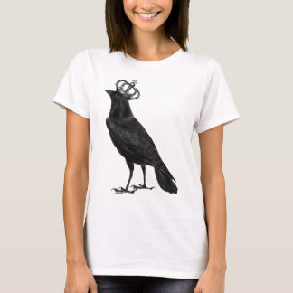 KROW Raven Crown Black Bird Birds T-shirt