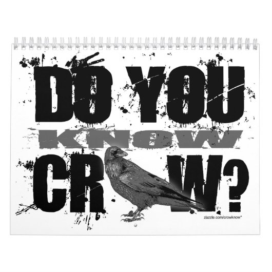 KROW WEET EEN NIEUW JAAR KALENDER (Hoes)