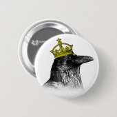 KROWn Ronde Button 5,7 Cm (Voorkant /achterkant)