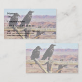 Krows Ravens Birds Black Visitekaartje (Voorkant / Achterkant)