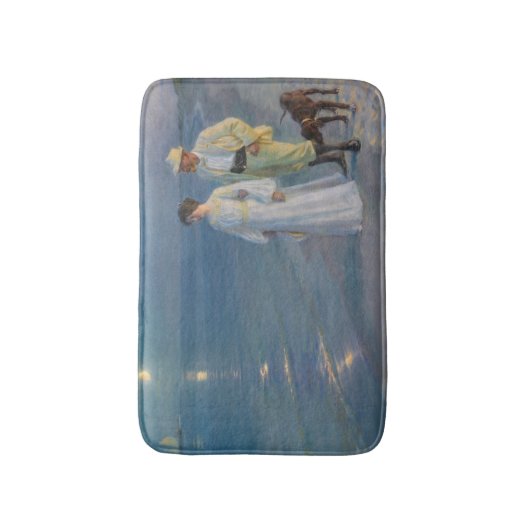 Kroyer - De kunstenaar en zijn vrouw op het strand Badmat (Voorkant Verticaal)