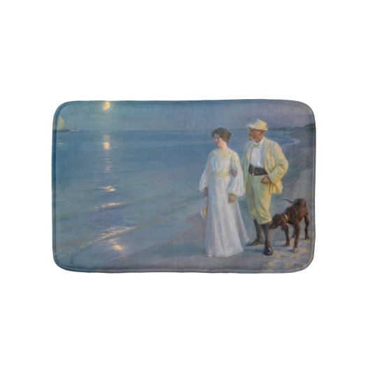 Kroyer - De kunstenaar en zijn vrouw op het strand Badmat (Voorkant)