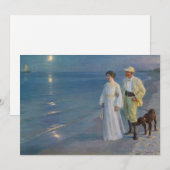 Kroyer - De kunstenaar en zijn vrouw op het strand Kaart (Voorkant / Achterkant)