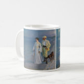 Kroyer - De kunstenaar en zijn vrouw op het strand Koffiemok (Voorkant links)