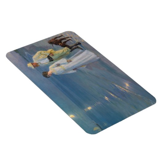 Kroyer - De kunstenaar en zijn vrouw op het strand Magneet (Rechterzijde)