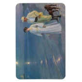 Kroyer - De kunstenaar en zijn vrouw op het strand Magneet (Verticaal)