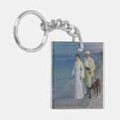 Kroyer - De kunstenaar en zijn vrouw op het strand Sleutelhanger (Voorkant Links)