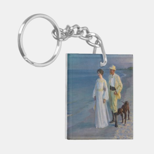 Kroyer - De kunstenaar en zijn vrouw op het strand Sleutelhanger (Voorkant Links)
