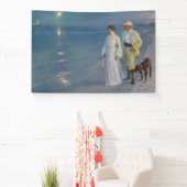 Kroyer - De kunstenaar en zijn vrouw op het strand Spandoek (Insitu)