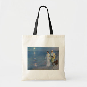Kroyer - De kunstenaar en zijn vrouw op het strand Tote Bag