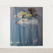 Kroyer - De kunstenaar en zijn vrouw op het strand Wandkleed (Voorkant)