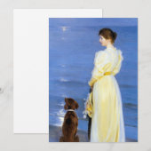 Kroyer - De vrouw van de kunstenaar en de hond van Kaart (Voorkant / Achterkant)