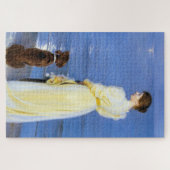 Kroyer - De vrouw van de kunstenaar en de hond van Legpuzzel (Horizontaal)