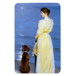 Kroyer - De vrouw van de kunstenaar en de hond van Magneet