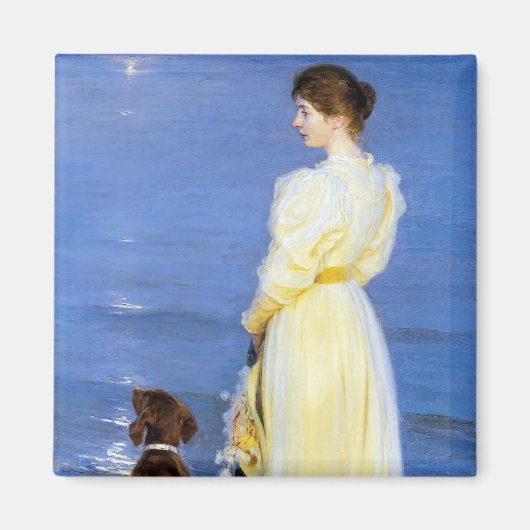 Kroyer - De vrouw van de kunstenaar en de hond van Magneet (Voorkant)
