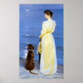 Kroyer - De vrouw van de kunstenaar en de hond van Poster (Voorkant)