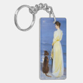 Kroyer - De vrouw van de kunstenaar en de hond van Sleutelhanger (Voorkant Links)