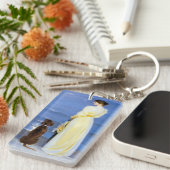 Kroyer - De vrouw van de kunstenaar en de hond van Sleutelhanger (Voorkant Rechts)