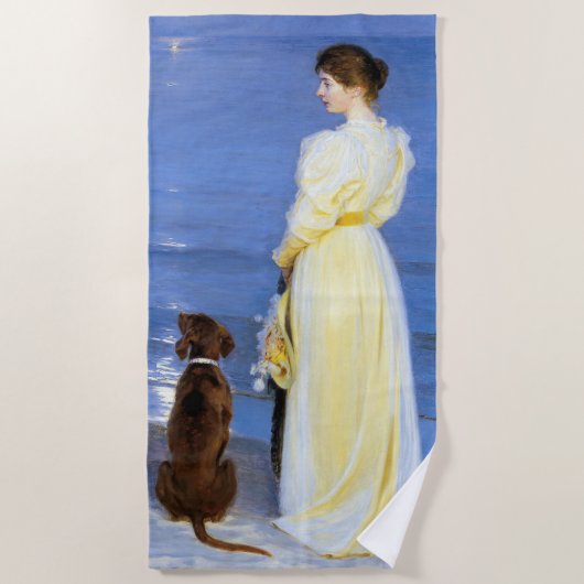 Kroyer - De vrouw van de kunstenaar en de hond van Strandlaken (Voorkant)