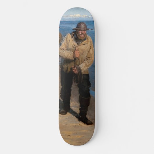 Kroyer - Drie vissers die een boot trekken Persoonlijk Skateboard (Voorkant)