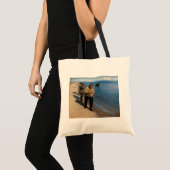 Kroyer - Drie vissers die een boot trekken Tote Bag (Voorkant (product))