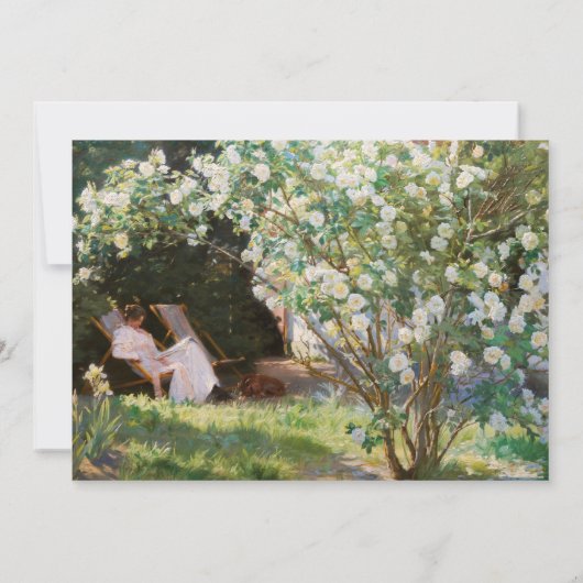 Kroyer - Happy New Year en Skagen Beach Feestdagenkaart (Achterkant)