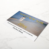 Kroyer - Happy New Year en Skagen Beach Folie Feestdagenkaart (Gedraaid)