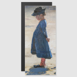 Kroyer - Little Girl on Skagen Beach Magnetic Kaar