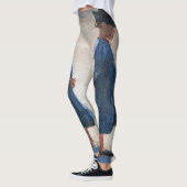 Kroyer - Little Girl op Skagen Beach Leggings (Links)