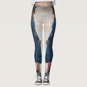 Kroyer - Little Girl op Skagen Beach Leggings (Voorkant)