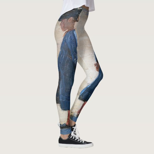 Kroyer - Little Girl op Skagen Beach Leggings (Rechts)