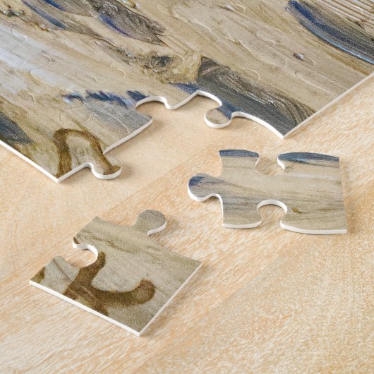 Kroyer - Little Girl op Skagen Beach Legpuzzel (Zijkant)