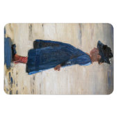 Kroyer - Little Girl op Skagen Beach Magneet (Horizontaal)