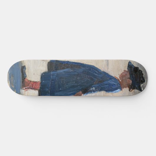 Kroyer - Little Girl op Skagen Beach Persoonlijk Skateboard (Horizontaal)