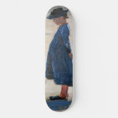 Kroyer - Little Girl op Skagen Beach Persoonlijk Skateboard (Voorkant)