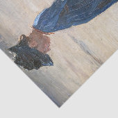 Kroyer - Little Girl op Skagen Beach Tissuepapier (Detail)