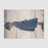 Kroyer - Little Girl op Skagen Beach Tissuepapier (Voorkant)