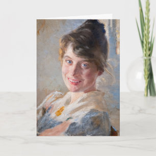 Kroyer - Portret van de vrouw van de kunstenaar Ma Kaart