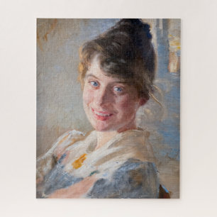 Kroyer - Portret van de vrouw van de kunstenaar Ma Legpuzzel