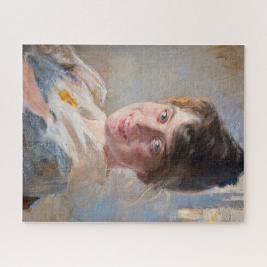 Kroyer - Portret van de vrouw van de kunstenaar Ma Legpuzzel (Horizontaal)